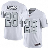 Nike Raiders 28 Josh Jacobs White 2019 NFL Draft First Round Pick Color Rush Limited Jersey Dzhi,baseball caps,new era cap wholesale,wholesale hats